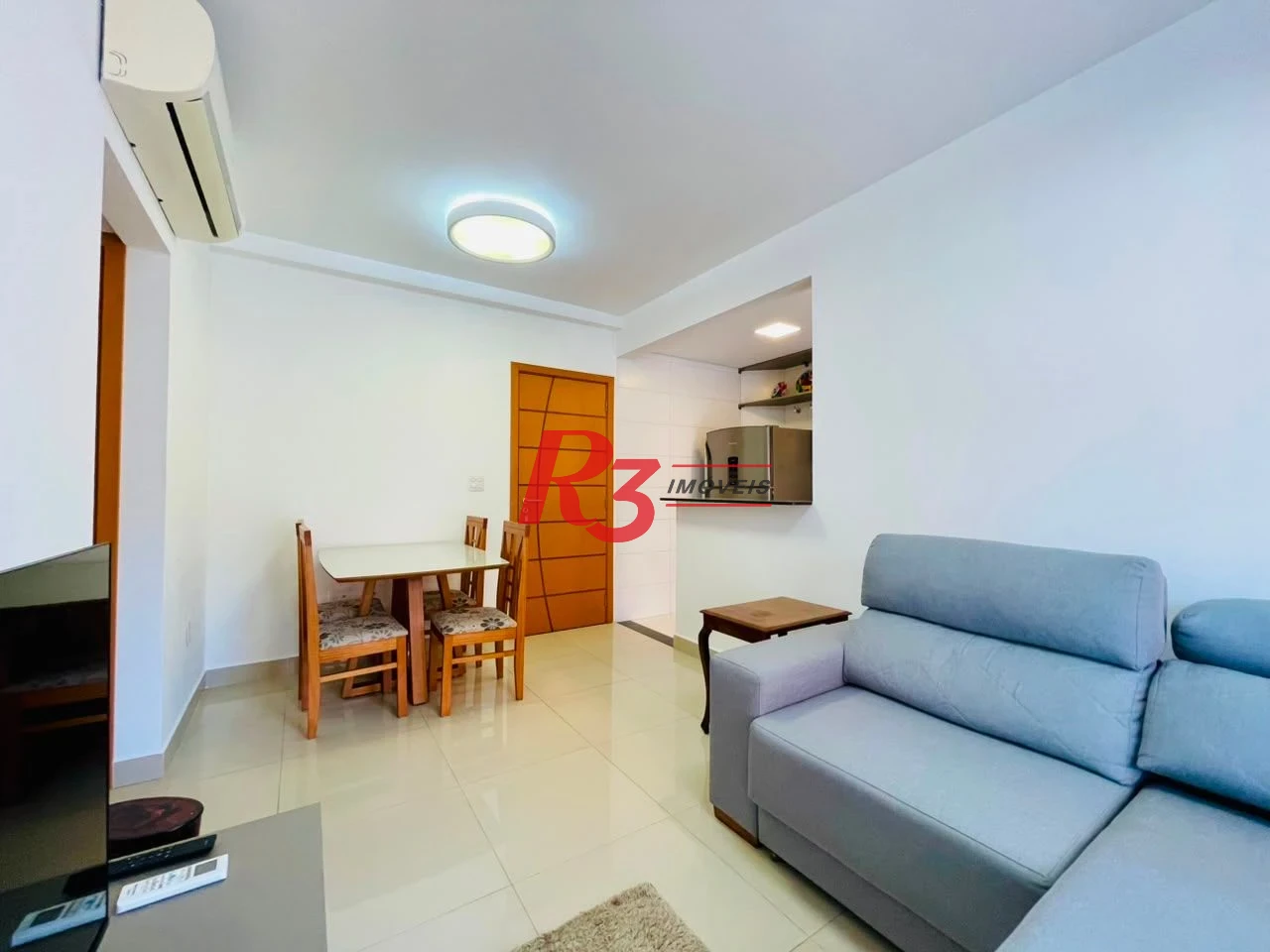 Apartamento com 1 dormitório para alugar, 54 m² por R$ 4.700,00/mês - Embaré - Santos/SP