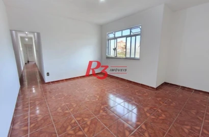 Apartamento com 3 dormitórios para alugar, 97 m² por R$ 3.100,00/mês - Marapé - Santos/SP