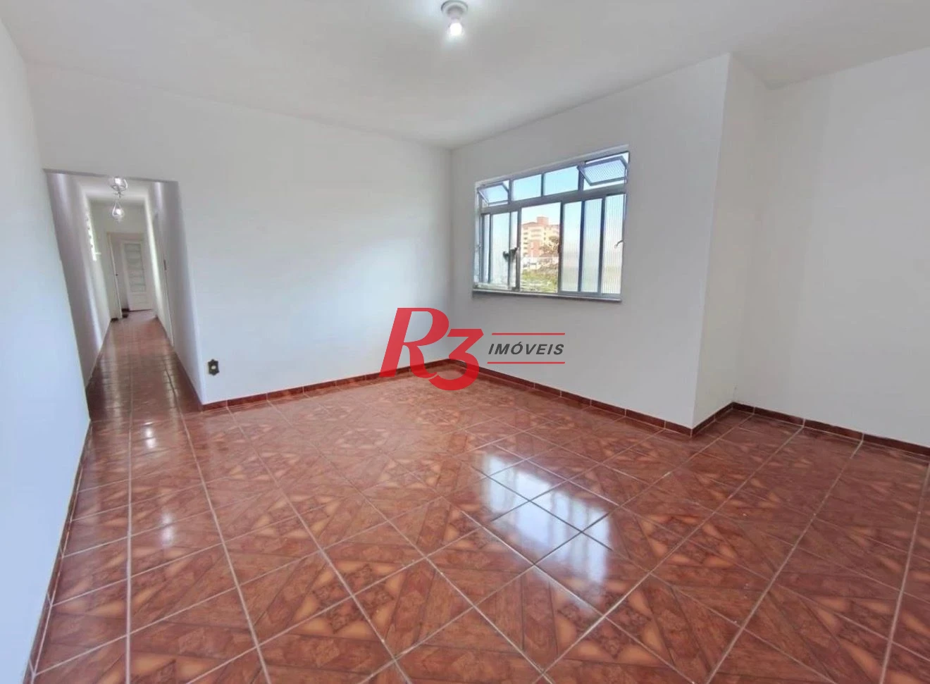 Apartamento com 3 dormitórios para alugar, 97 m² por R$ 3.100,00/mês - Marapé - Santos/SP