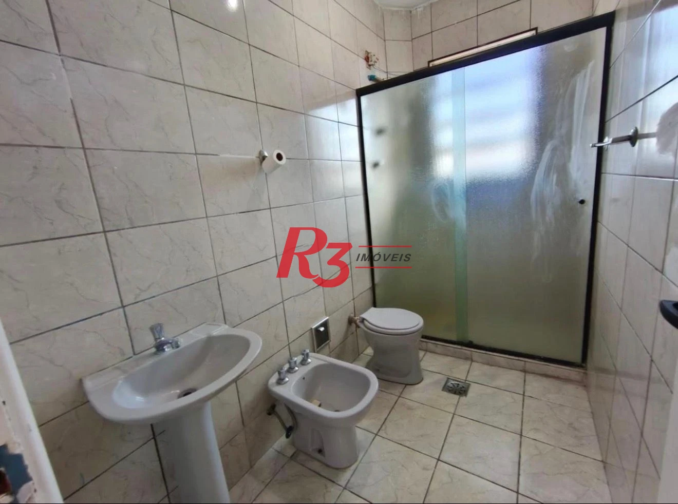 Apartamento com 3 dormitórios para alugar, 97 m² por R$ 3.100,00/mês - Marapé - Santos/SP