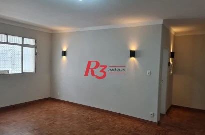 Apartamento com 2 dormitórios para alugar, 85 m² por R$ 3.700,00/mês - Boqueirão - Santos/SP