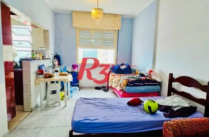 Apartamento com 1 dormitório à venda, 39 m² por R$ 450.000,00 - José Menino - Santos/SP