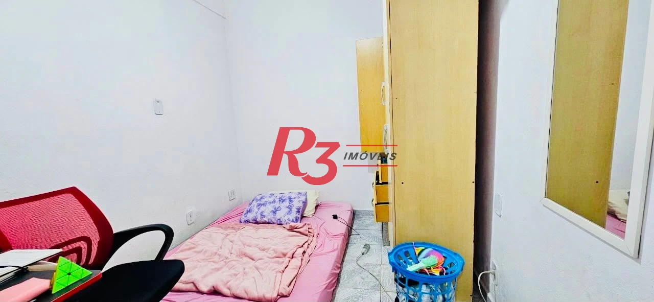 Apartamento com 1 dormitório à venda, 39 m² por R$ 450.000,00 - José Menino - Santos/SP