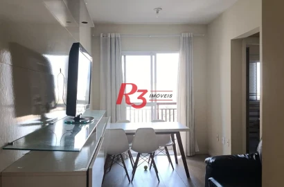 Apartamento com 2 dormitórios à venda, 49 m² por R$ 355.000,00 - Castelo - Santos/SP