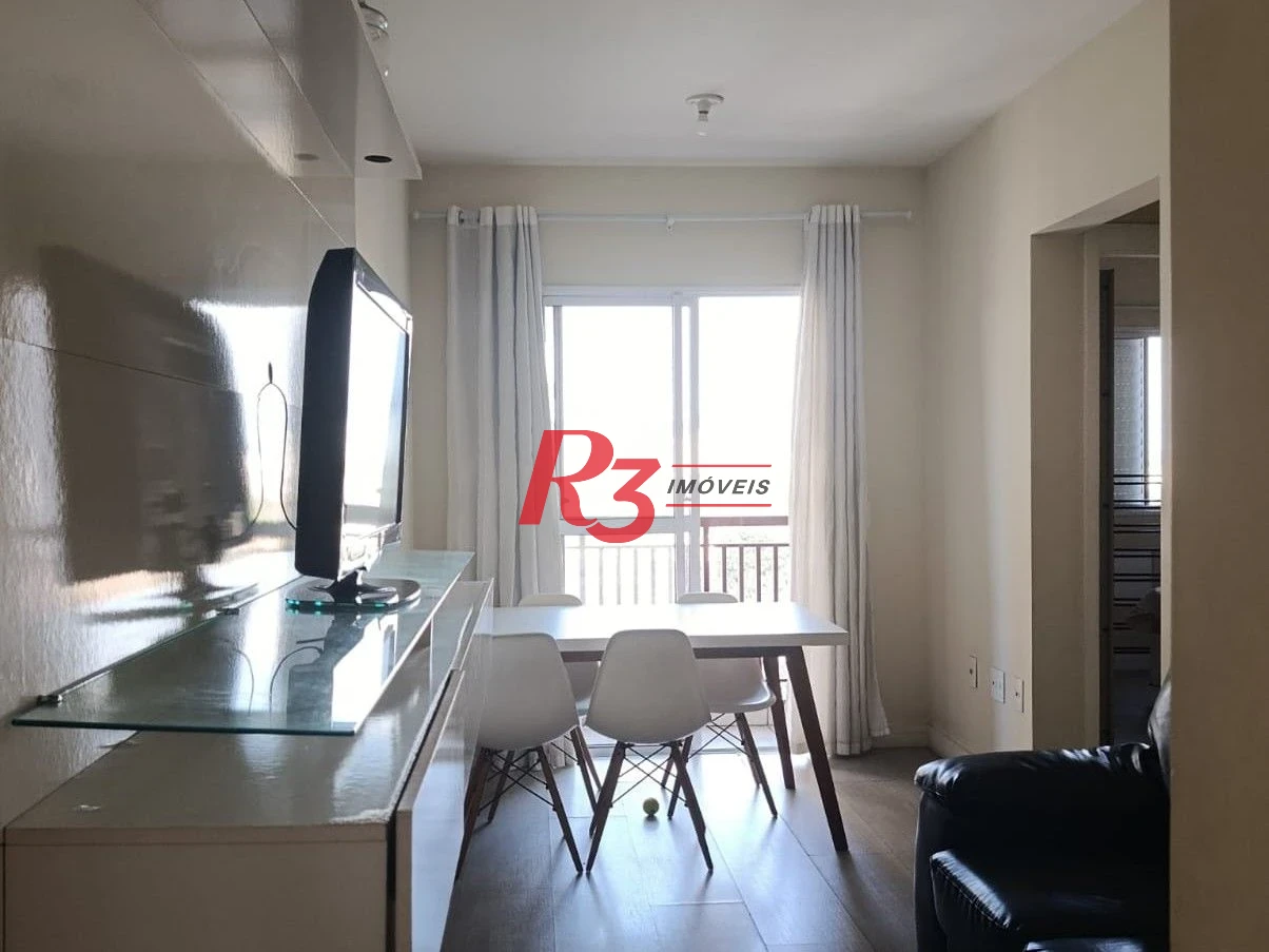 Apartamento com 2 dormitórios à venda, 49 m² por R$ 355.000,00 - Castelo - Santos/SP