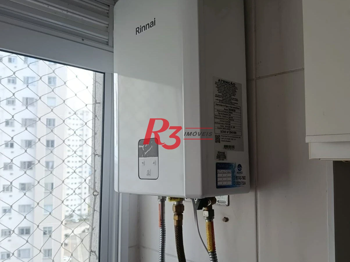 Apartamento com 2 dormitórios à venda, 49 m² por R$ 355.000,00 - Castelo - Santos/SP