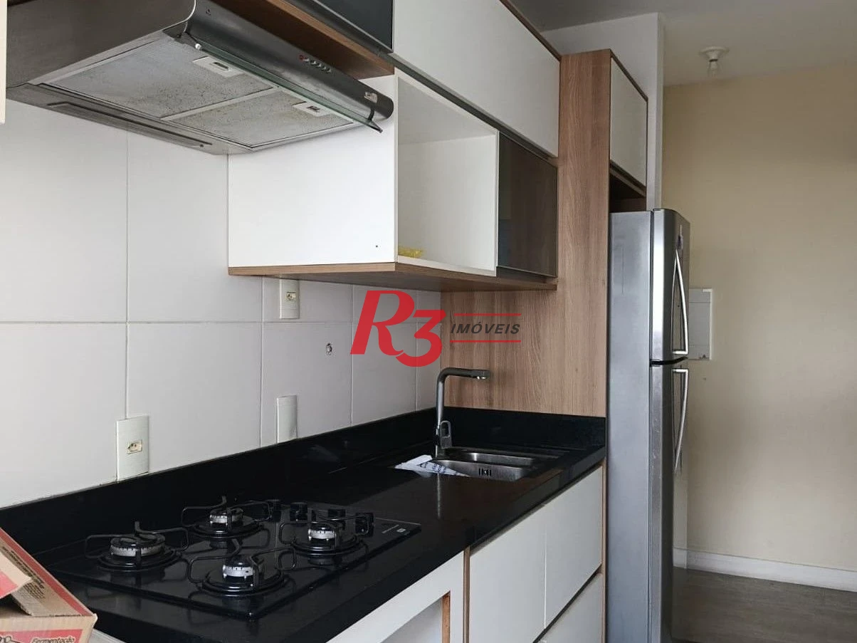 Apartamento com 2 dormitórios à venda, 49 m² por R$ 355.000,00 - Castelo - Santos/SP