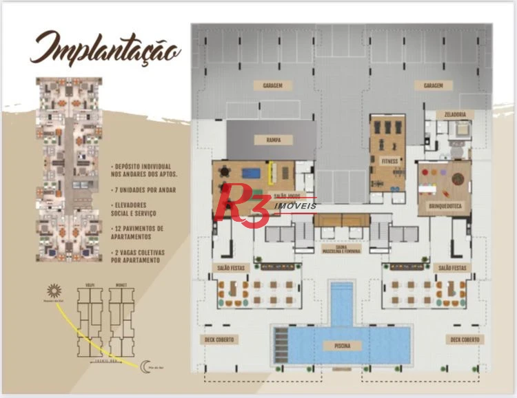 Apartamento com 2 dormitórios à venda, 79 m² por R$ 650.000,00 - Vilamar - Praia Grande/SP
