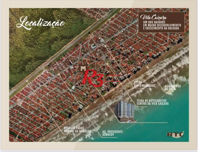 Apartamento com 2 dormitórios à venda, 79 m² por R$ 650.000,00 - Vilamar - Praia Grande/SP