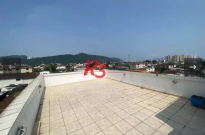 Cobertura com 4 dormitórios, 273 m² - venda por R$ 640.000,00 ou aluguel por R$ 5.200,00/mês - Santa Maria - Santos/SP