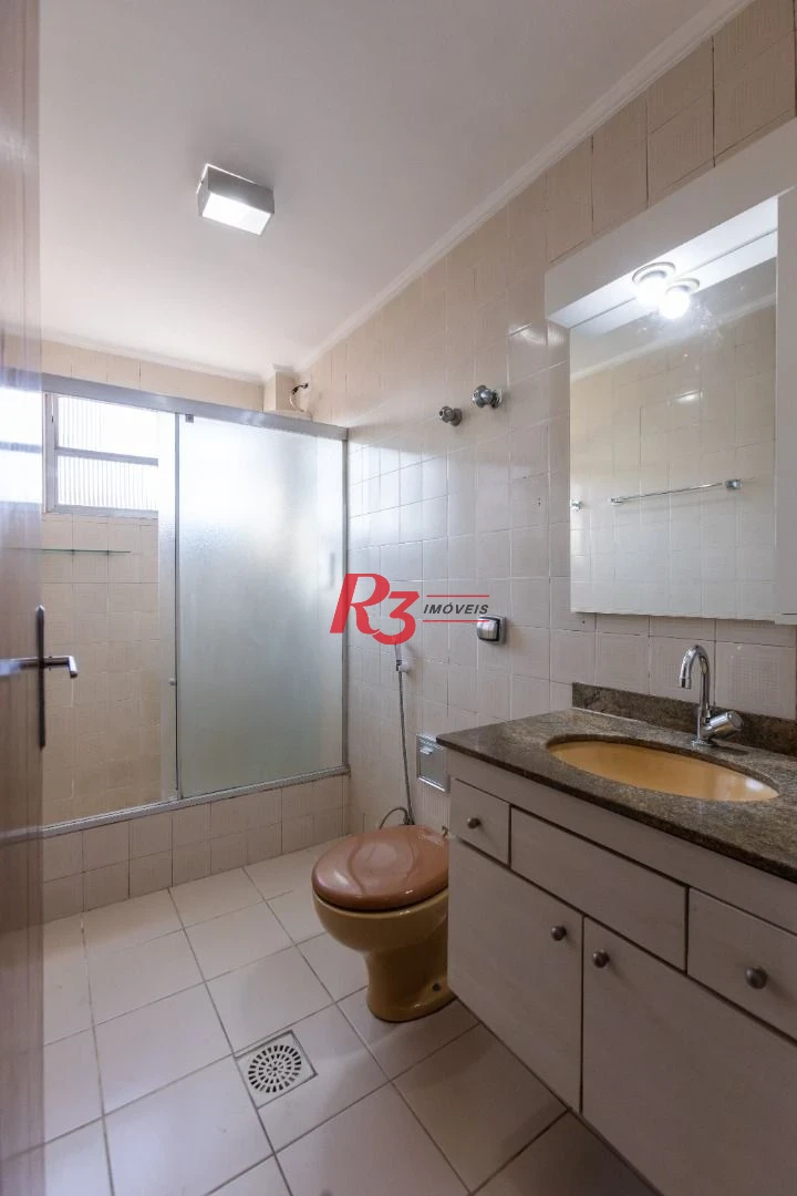 Apartamento com 2 dormitórios para alugar, 90 m² por R$ 3.800,00/mês - Vila Matias - Santos/SP