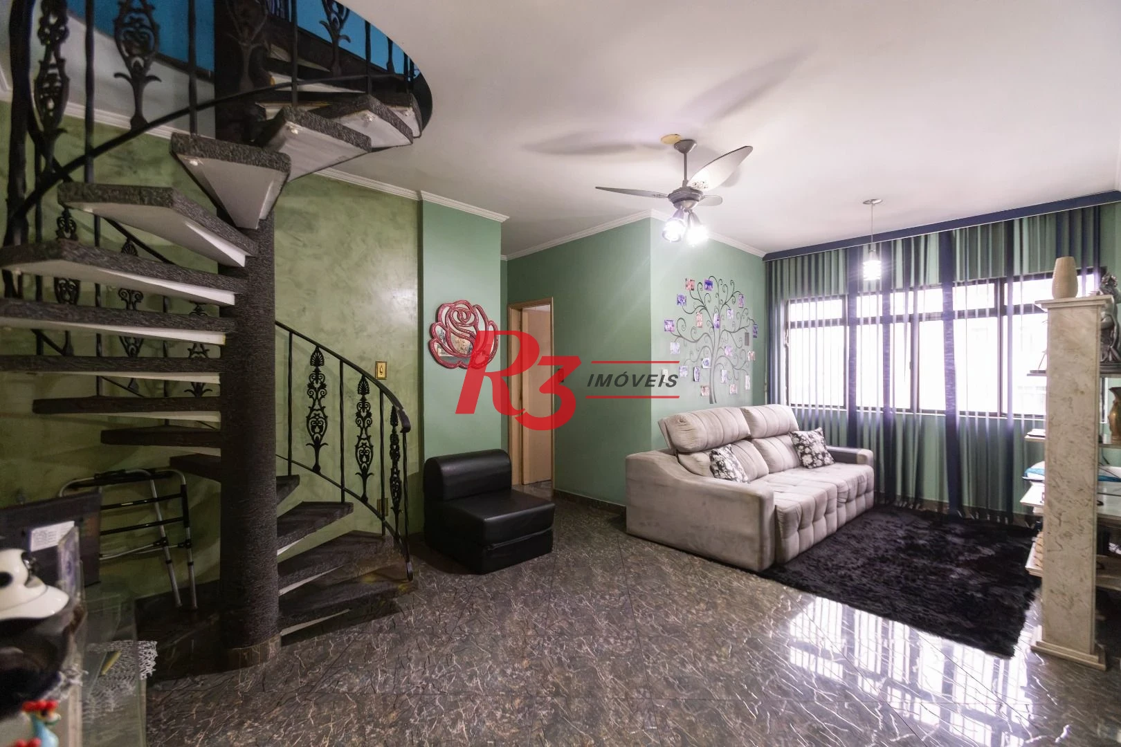Cobertura com 2 dormitórios à venda, 201 m² por R$ 865.000,00 - Aparecida - Santos/SP