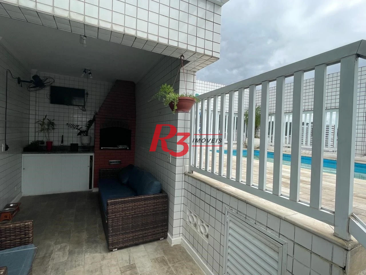 Cobertura com 4 dormitórios à venda, 268 m² por R$ 1.900.000,00 - Campo Grande - Santos/SP