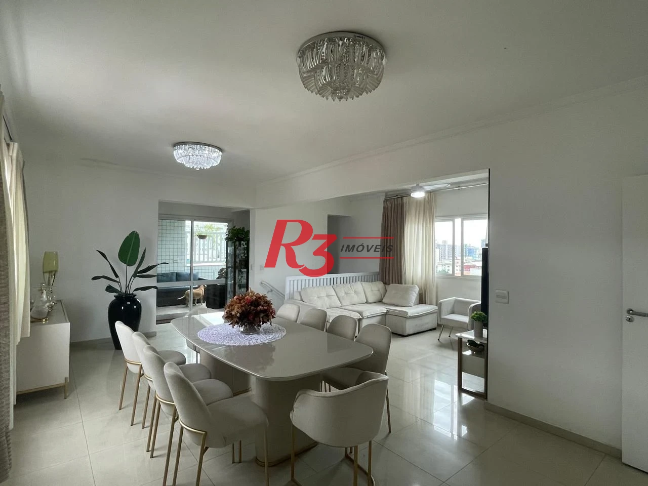 Cobertura com 4 dormitórios à venda, 268 m² por R$ 1.900.000,00 - Campo Grande - Santos/SP