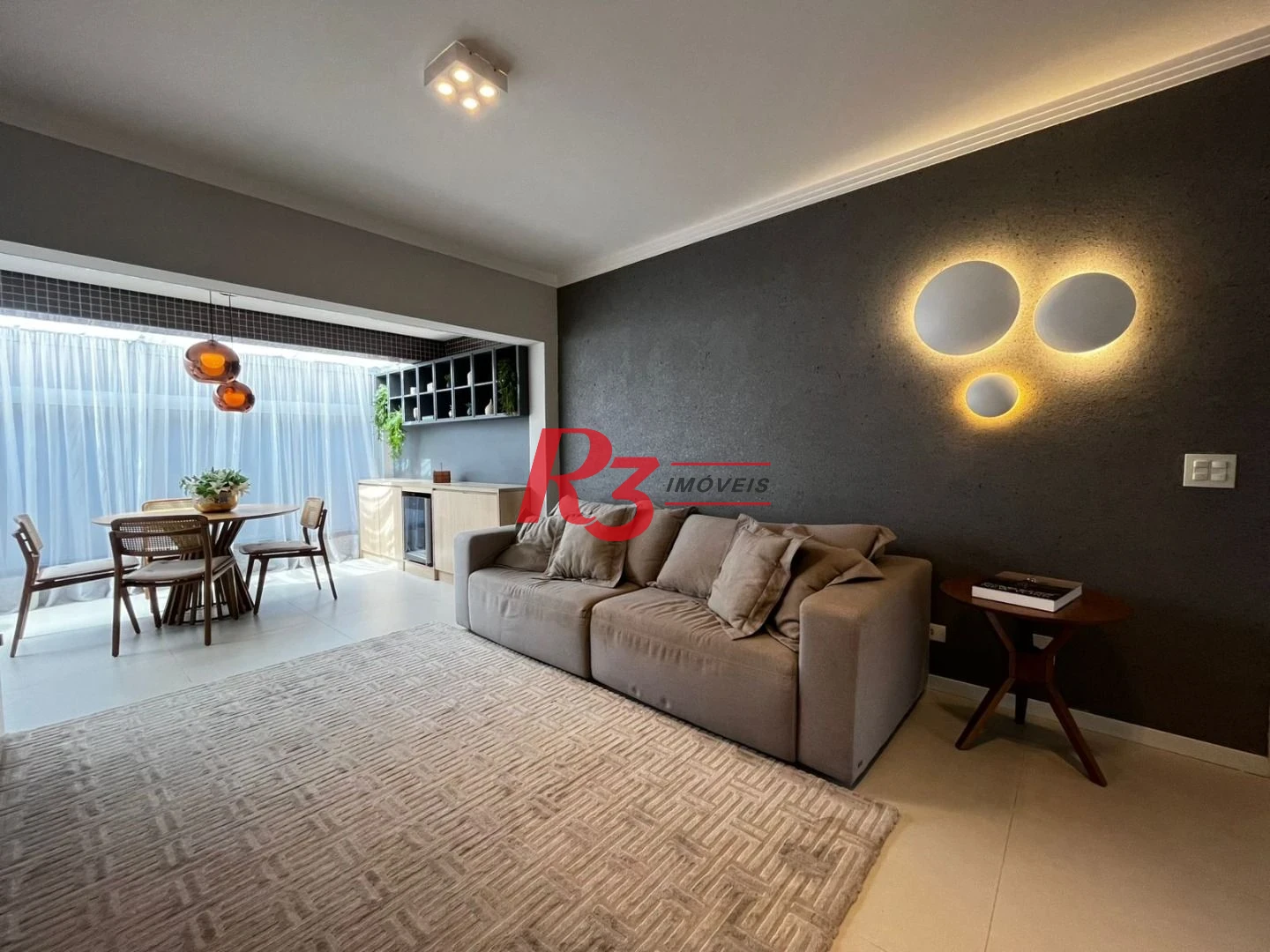 Apartamento Garden com 2 dormitórios para alugar, 90 m² por R$ 9.500,00/mês - Gonzaga - Santos/SP