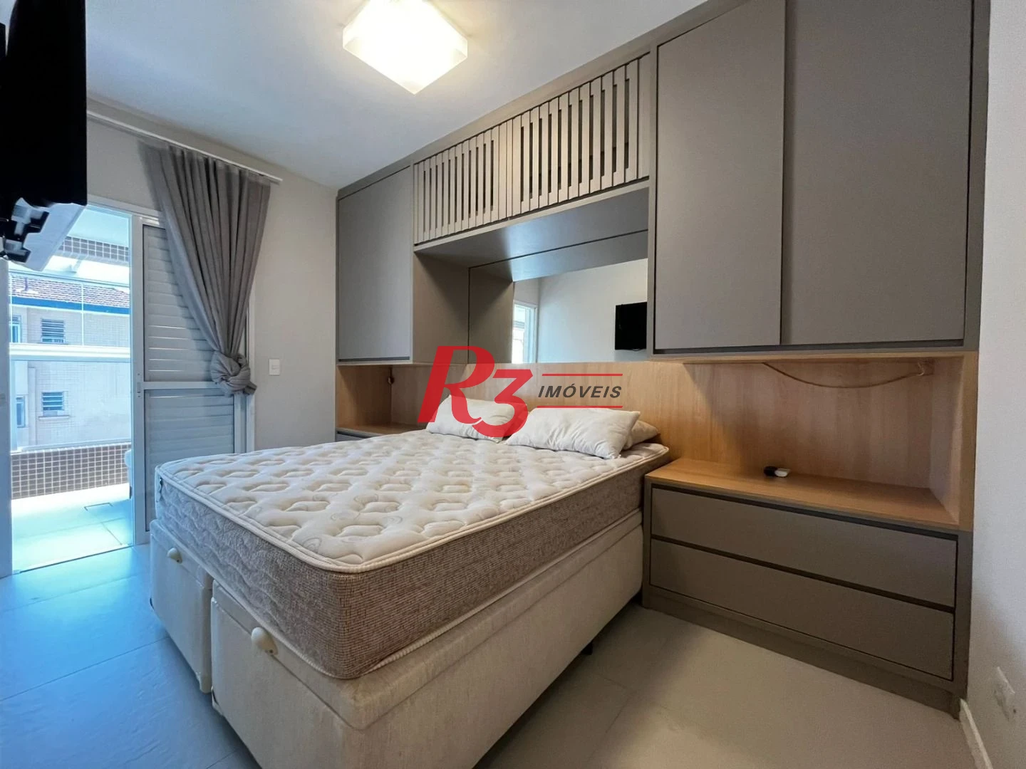 Apartamento Garden com 2 dormitórios para alugar, 90 m² por R$ 9.500,00/mês - Gonzaga - Santos/SP