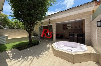 Casa com 2 dormitórios à venda, 188 m² por R$ 1.800.000,00 - Ponta da Praia - Santos/SP