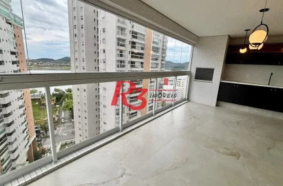 Apartamento com 3 dormitórios à venda, 132 m² por R$ 1.940.000,00 - Ponta da Praia - Santos/SP