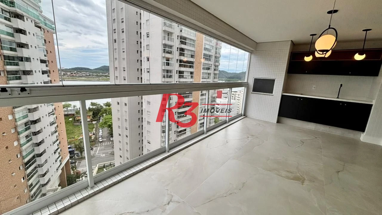 Apartamento com 3 dormitórios à venda, 132 m² por R$ 1.940.000,00 - Ponta da Praia - Santos/SP