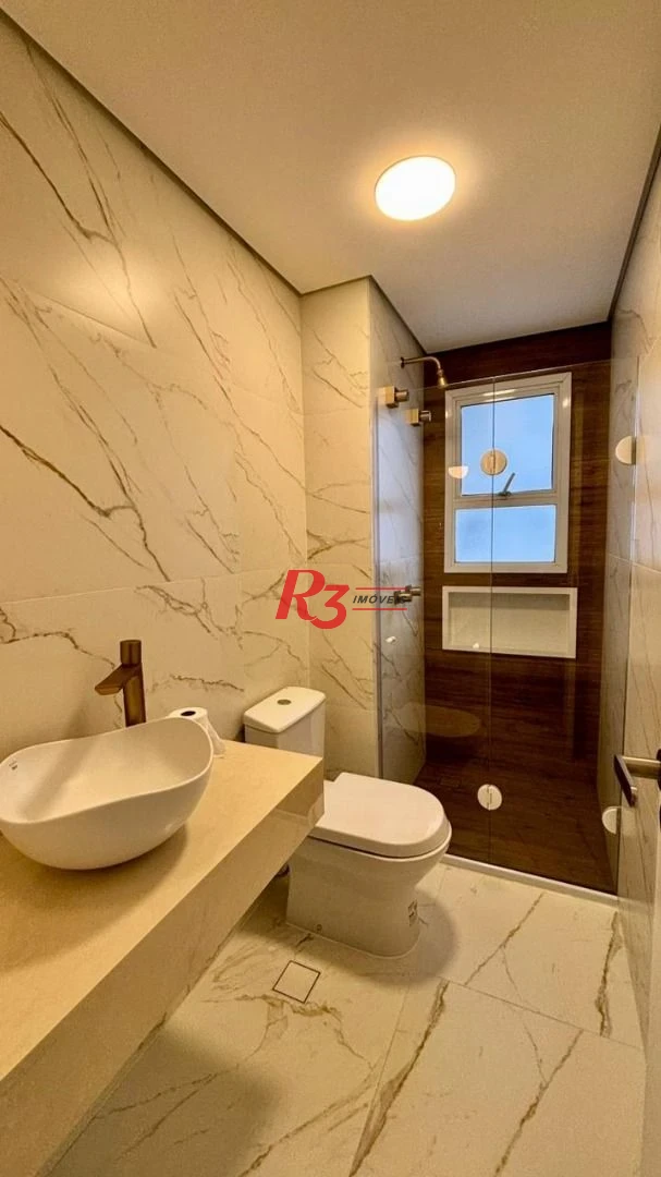 Apartamento com 3 dormitórios à venda, 132 m² por R$ 1.940.000,00 - Ponta da Praia - Santos/SP