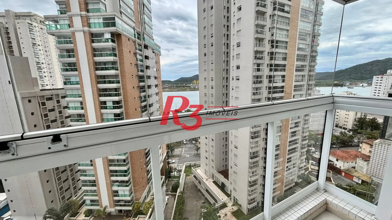 Apartamento com 3 dormitórios à venda, 132 m² por R$ 1.940.000,00 - Ponta da Praia - Santos/SP