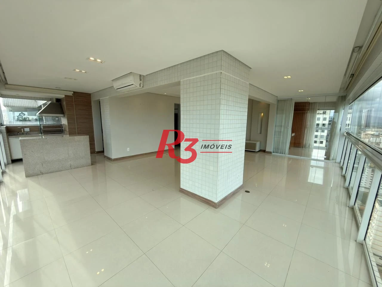 Apartamento com 3 dormitórios para alugar, 171 m² por R$ 16.850,00/mês - Embaré - Santos/SP
