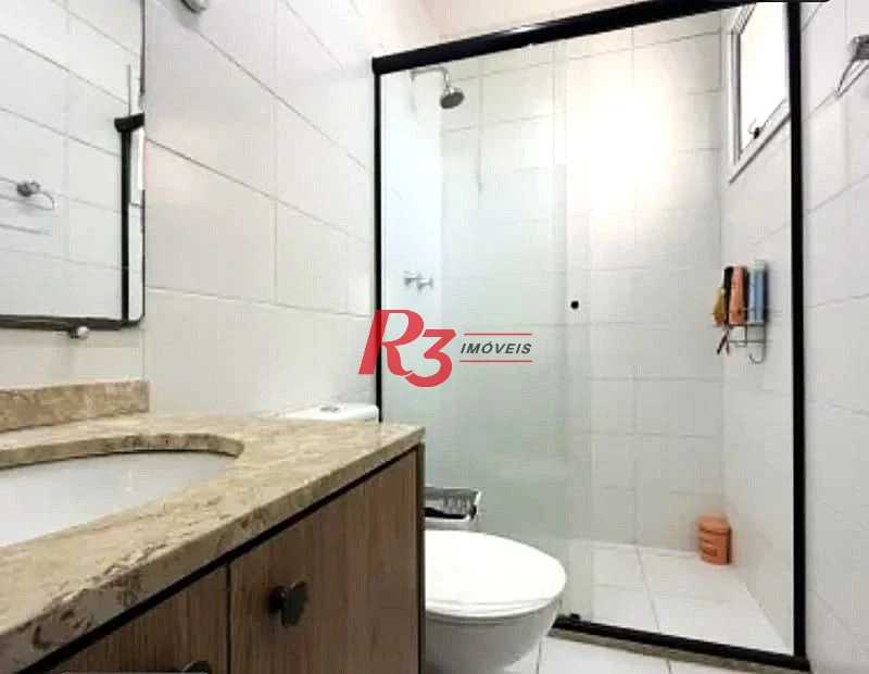 Apartamento com 2 dormitórios para alugar, 63 m² por R$ 4.500,00/mês - Marapé - Santos/SP