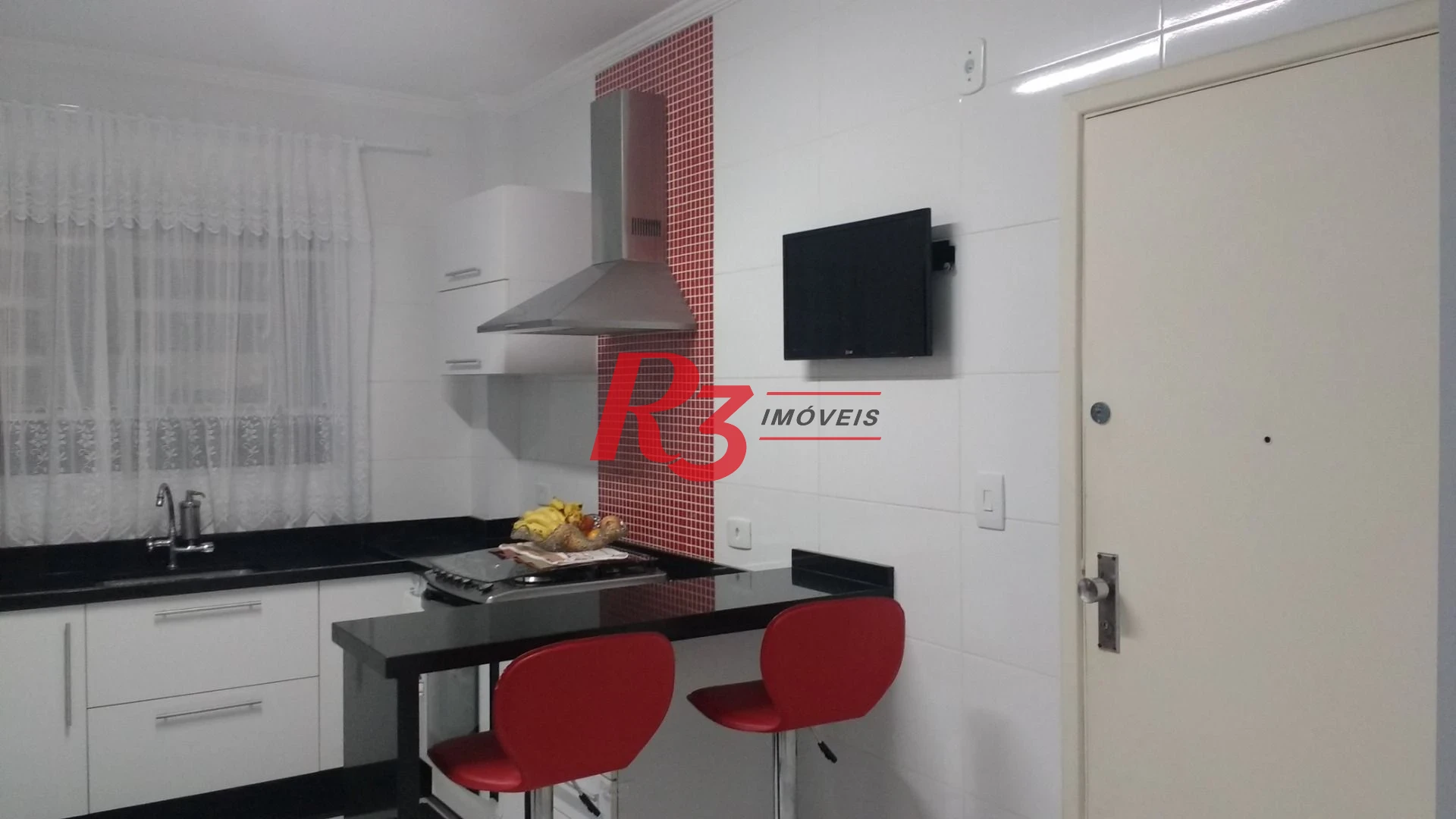 Apartamento com 3 dormitórios para alugar, 80 m² por R$ 3.500,00/mês - Ponta da Praia - Santos/SP