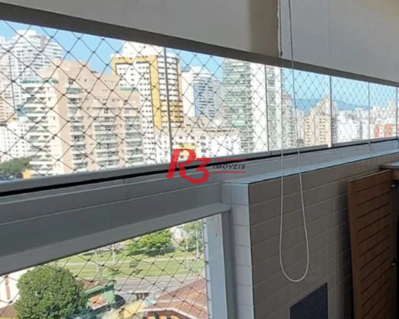 Apartamento com 1 dormitório para alugar, 43 m² por R$ 4.118,00/mês - Campo Grande - Santos/SP