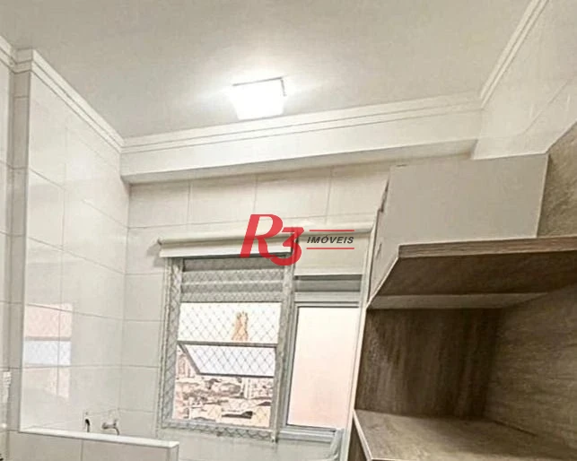 Apartamento com 1 dormitório para alugar, 43 m² por R$ 4.118,00/mês - Campo Grande - Santos/SP