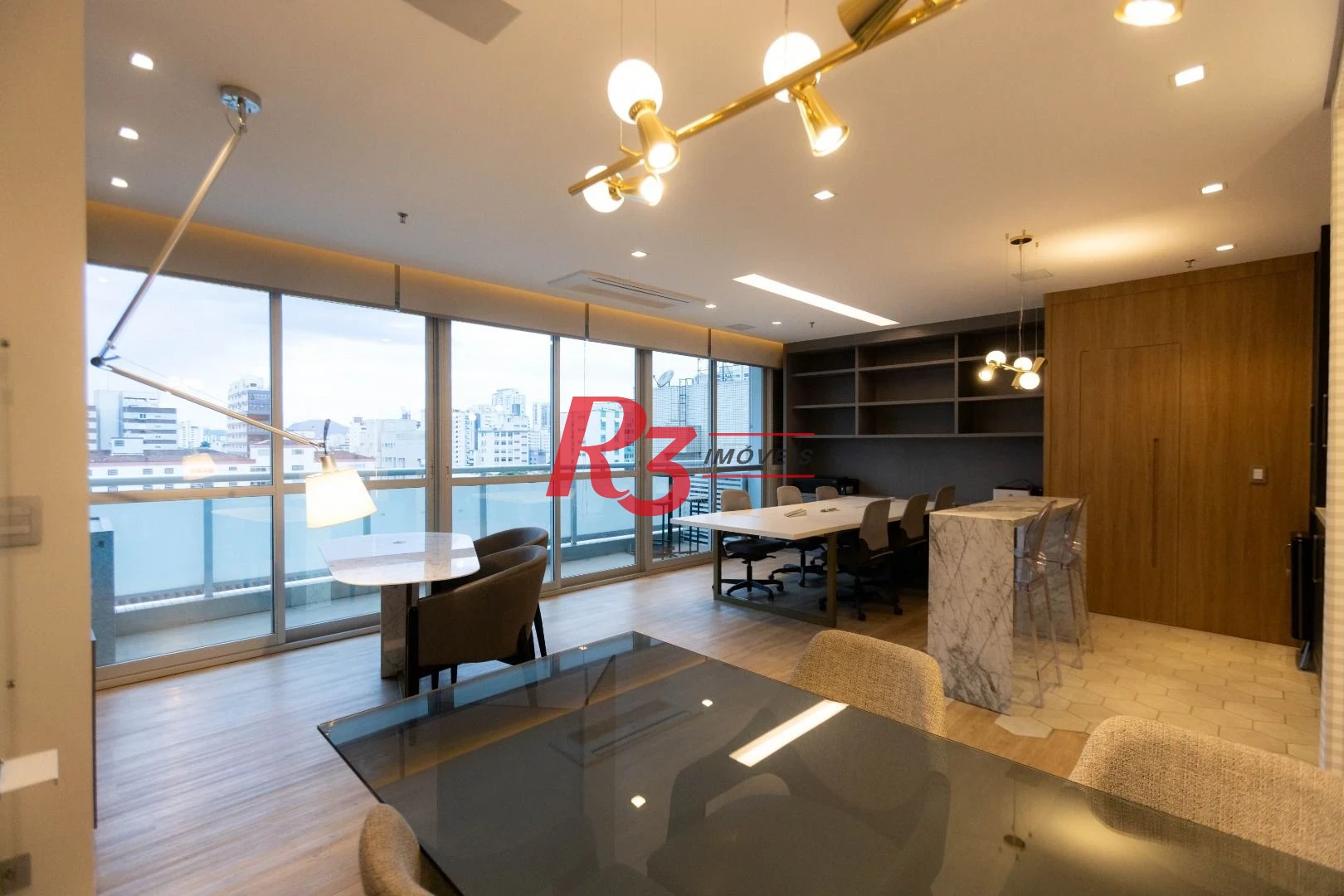 Sala para alugar, 52 m² por R$ 7.000,00/mês - Gonzaga - Santos/SP