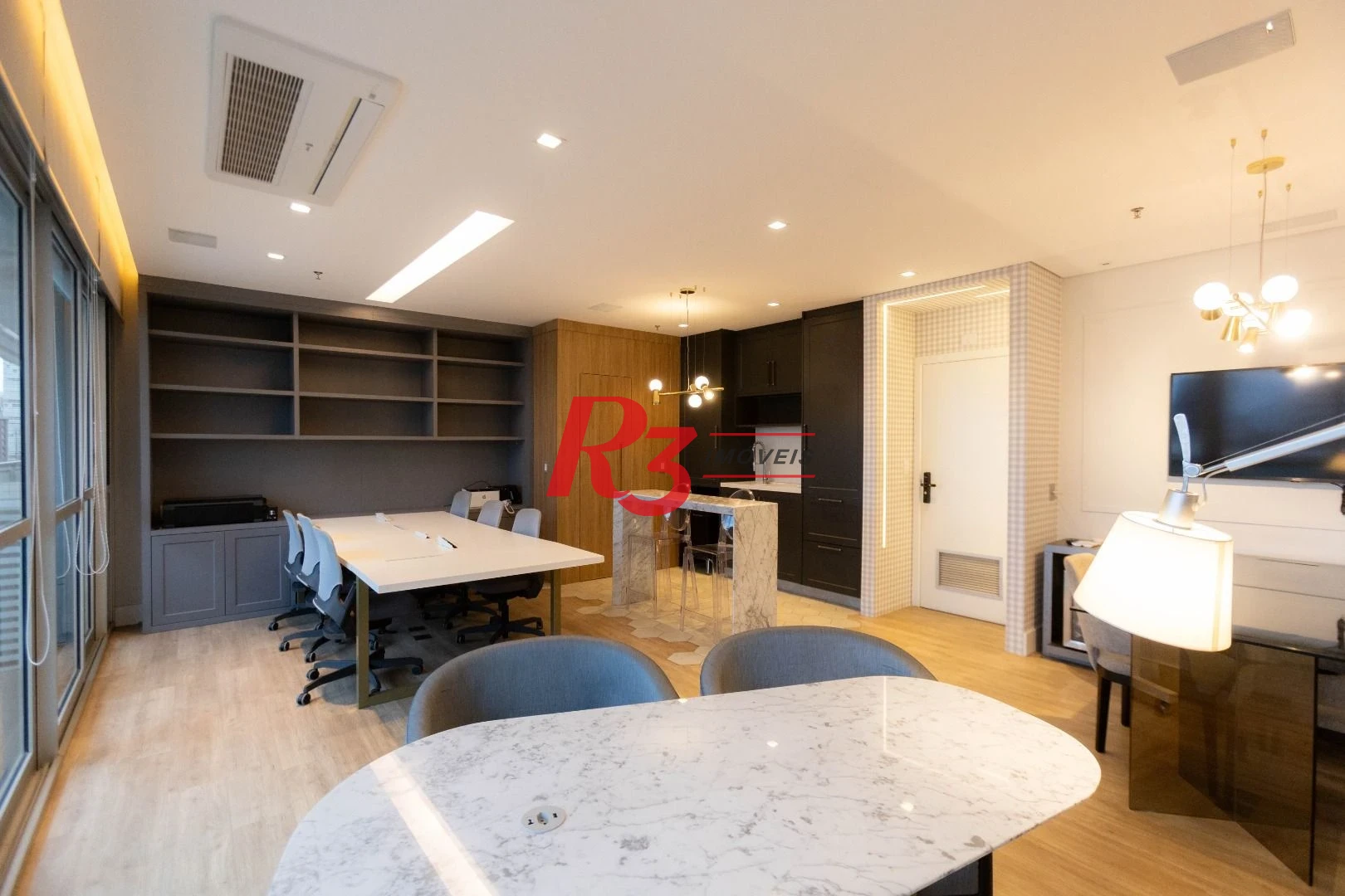 Sala para alugar, 52 m² por R$ 7.000,00/mês - Gonzaga - Santos/SP