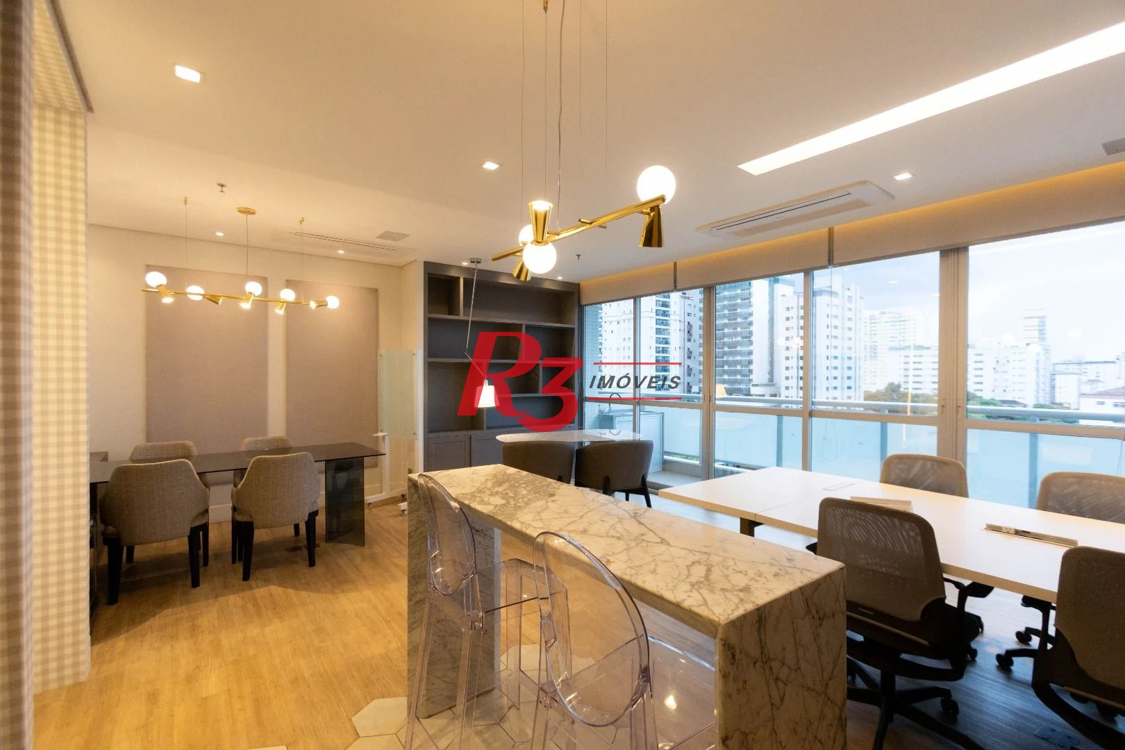Sala para alugar, 52 m² por R$ 7.000,00/mês - Gonzaga - Santos/SP