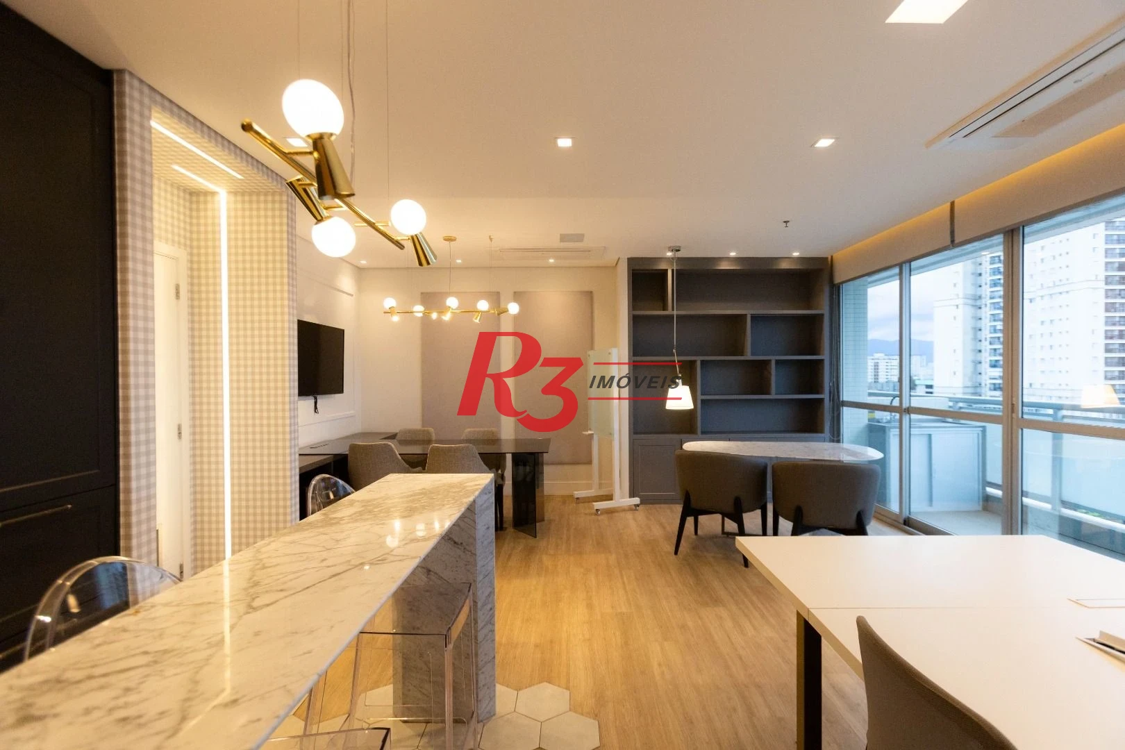 Sala para alugar, 52 m² por R$ 7.000,00/mês - Gonzaga - Santos/SP