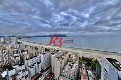 Apartamento com 3 dormitórios para alugar, 100 m² por R$ 7.500,00/mês - Pompéia - Santos/SP