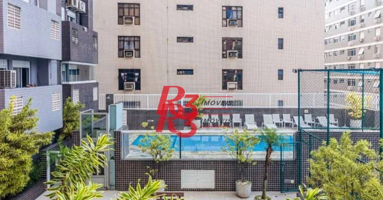 Apartamento com 3 dormitórios para alugar, 100 m² por R$ 7.500,00/mês - Pompéia - Santos/SP