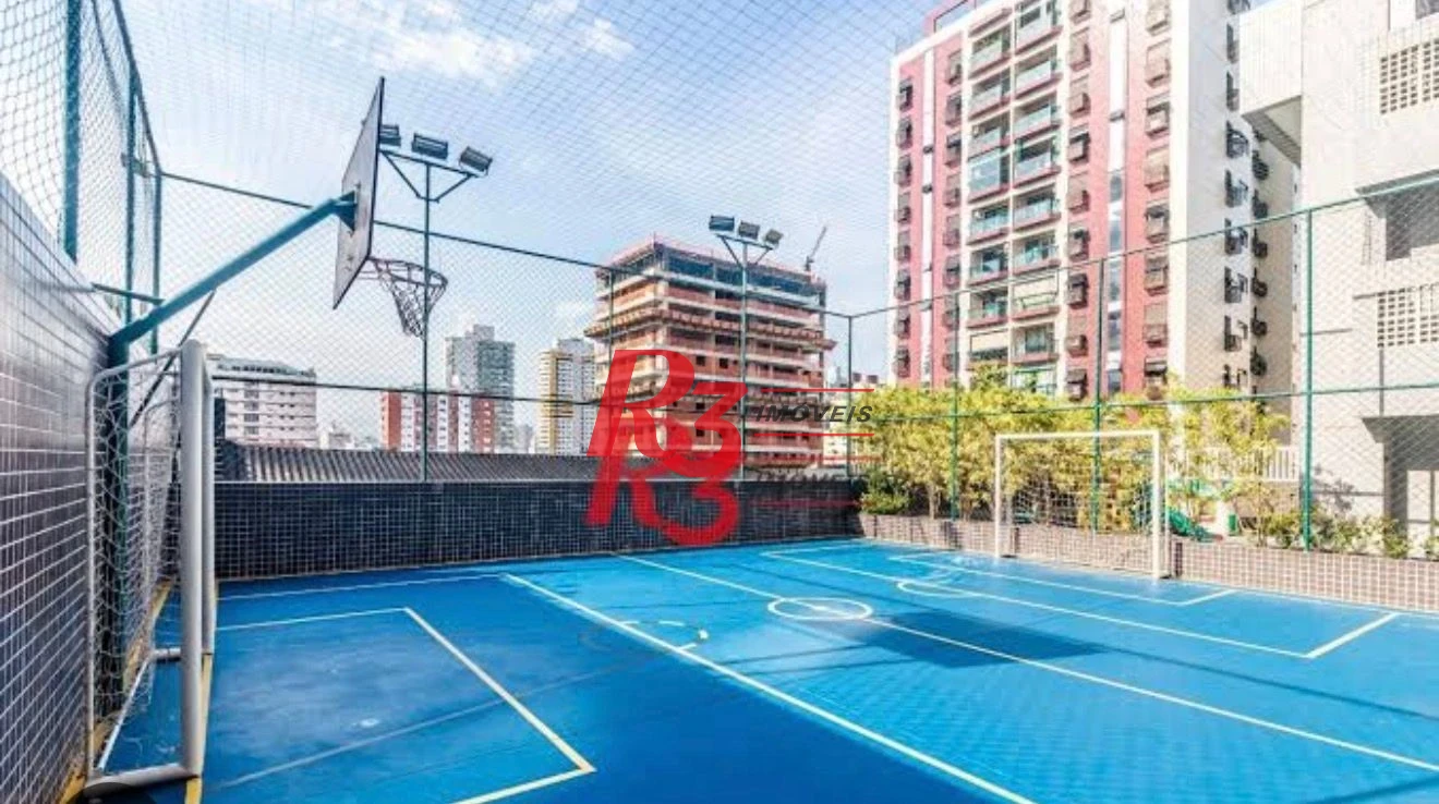 Apartamento com 3 dormitórios para alugar, 100 m² por R$ 7.500,00/mês - Pompéia - Santos/SP