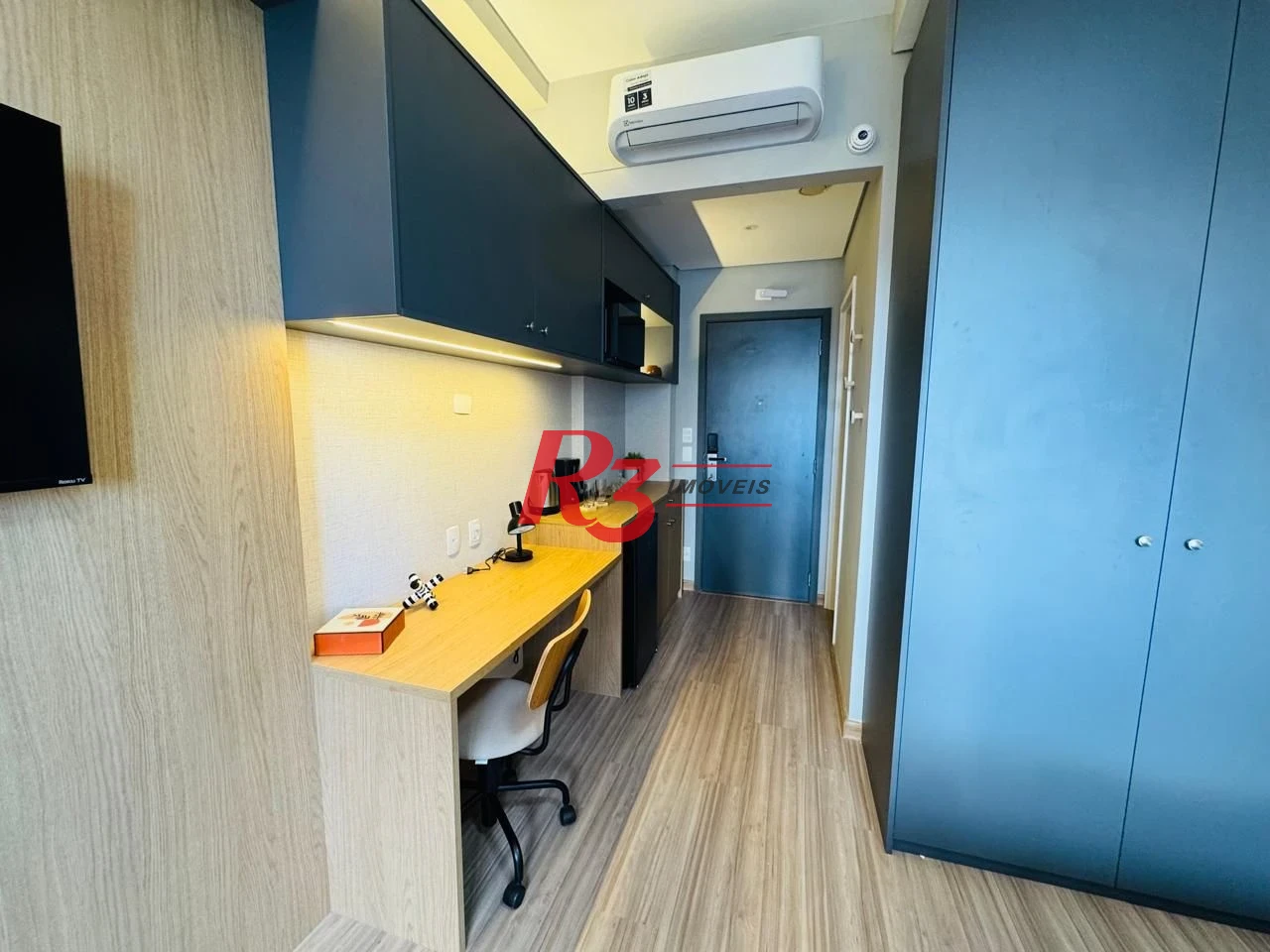 Studio com 1 dormitório para alugar, 36 m² por R$ 4.000,00/mês - Gonzaga - Santos/SP