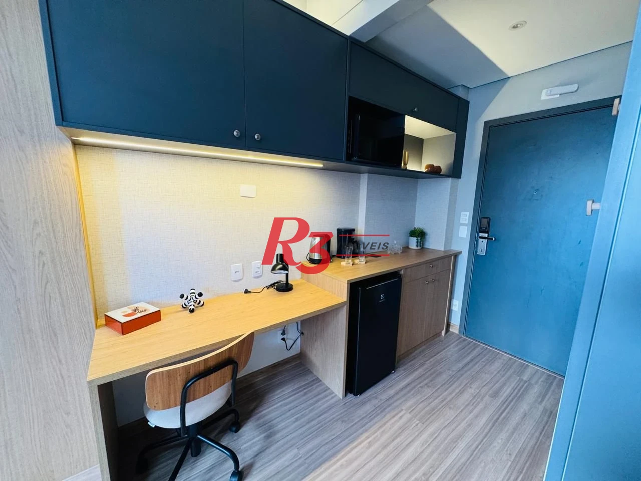 Studio com 1 dormitório para alugar, 36 m² por R$ 4.000,00/mês - Gonzaga - Santos/SP