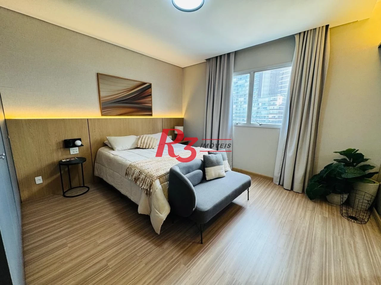 Studio com 1 dormitório para alugar, 36 m² por R$ 4.000,00/mês - Gonzaga - Santos/SP