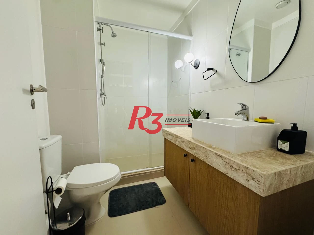Studio com 1 dormitório para alugar, 36 m² por R$ 4.000,00/mês - Gonzaga - Santos/SP