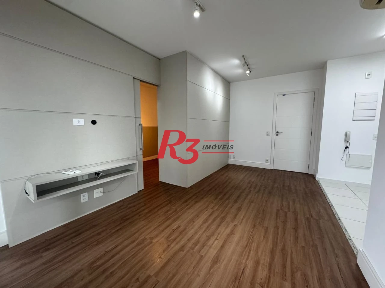 Apartamento com 1 dormitório para alugar, 50 m² por R$ 4.625,00/mês - Ponta da Praia - Santos/SP