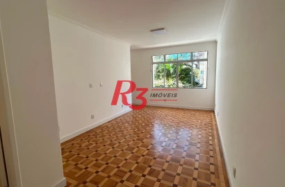 Apartamento com 3 dormitórios para alugar, 86 m² por R$ 5.000,00/mês - Boqueirão - Santos/SP
