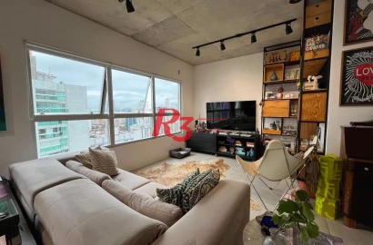 Apartamento com 1 Quarto à venda, 73m² - Embaré em Santos