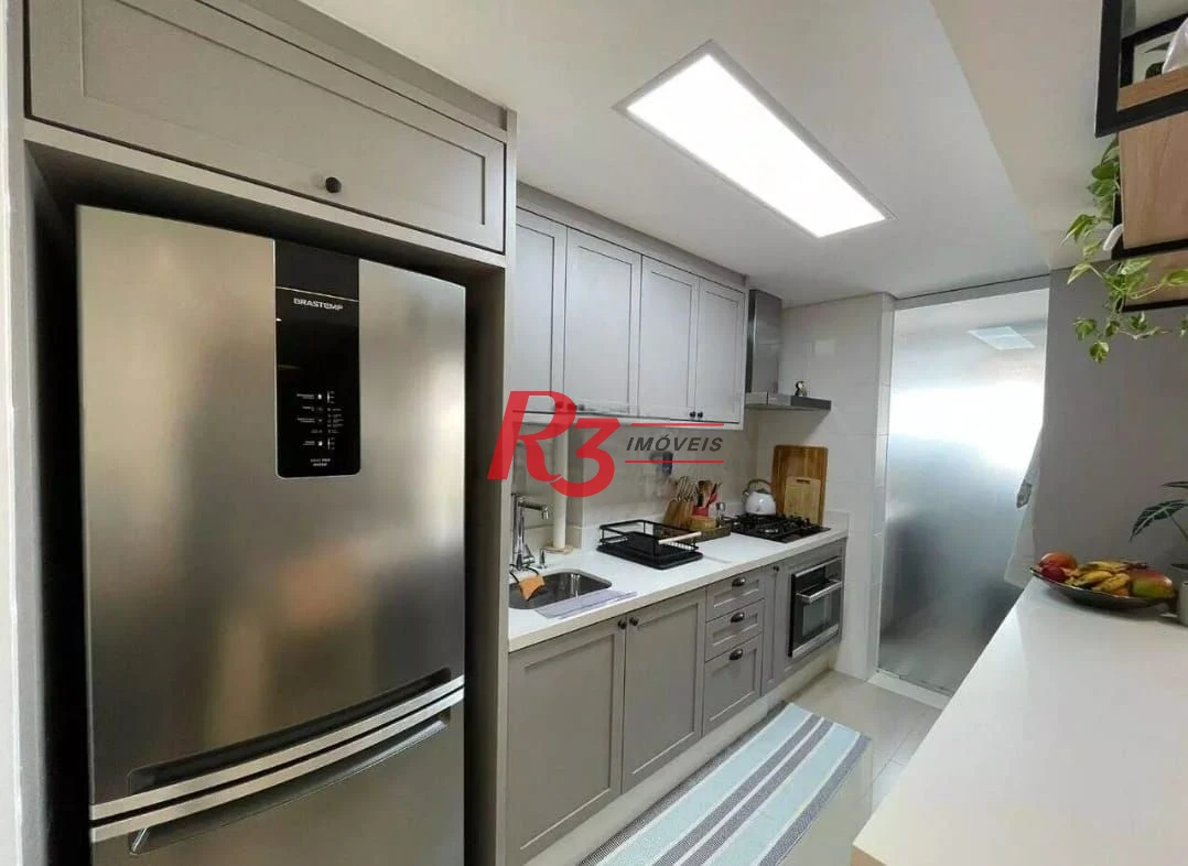Apartamento com 2 dormitórios à venda, 68 m² por R$ 850.000,00 - Embaré - Santos/SP