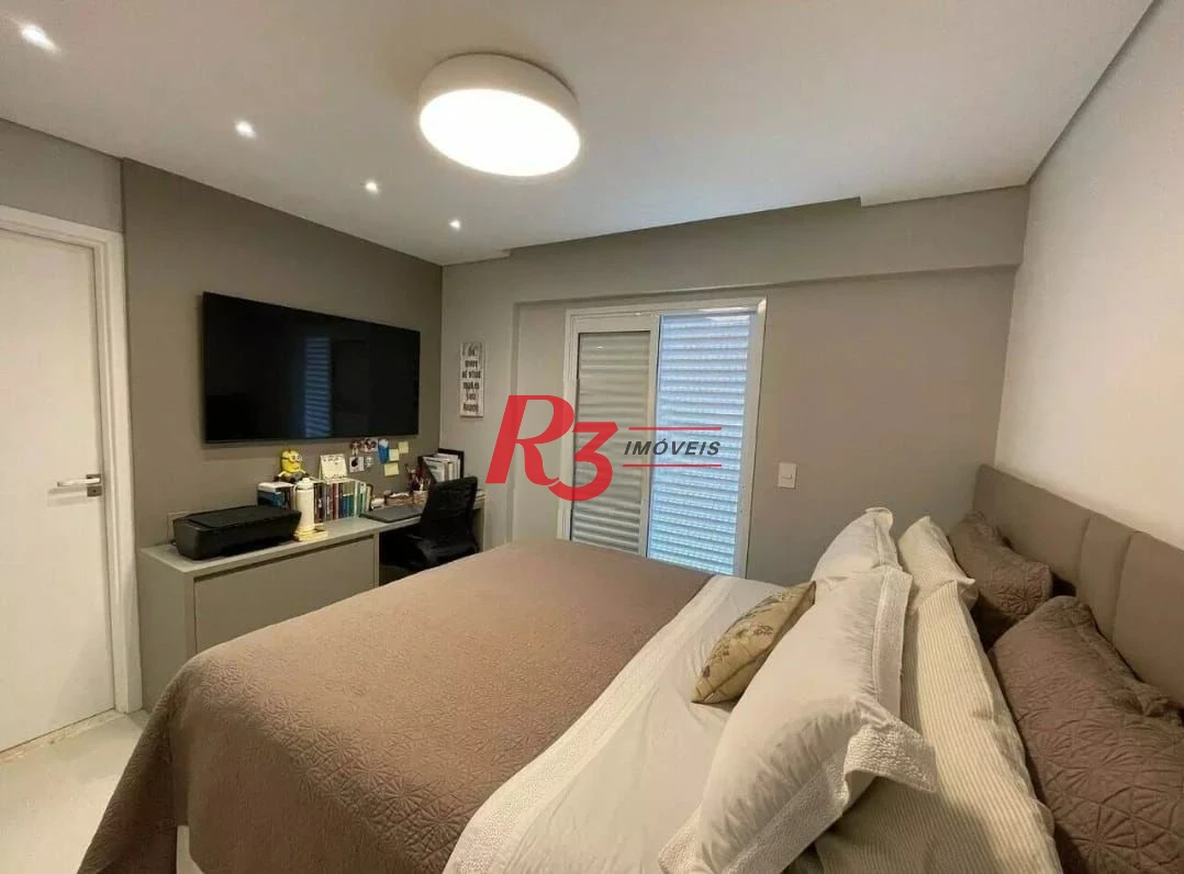 Apartamento com 2 dormitórios à venda, 68 m² por R$ 850.000,00 - Embaré - Santos/SP