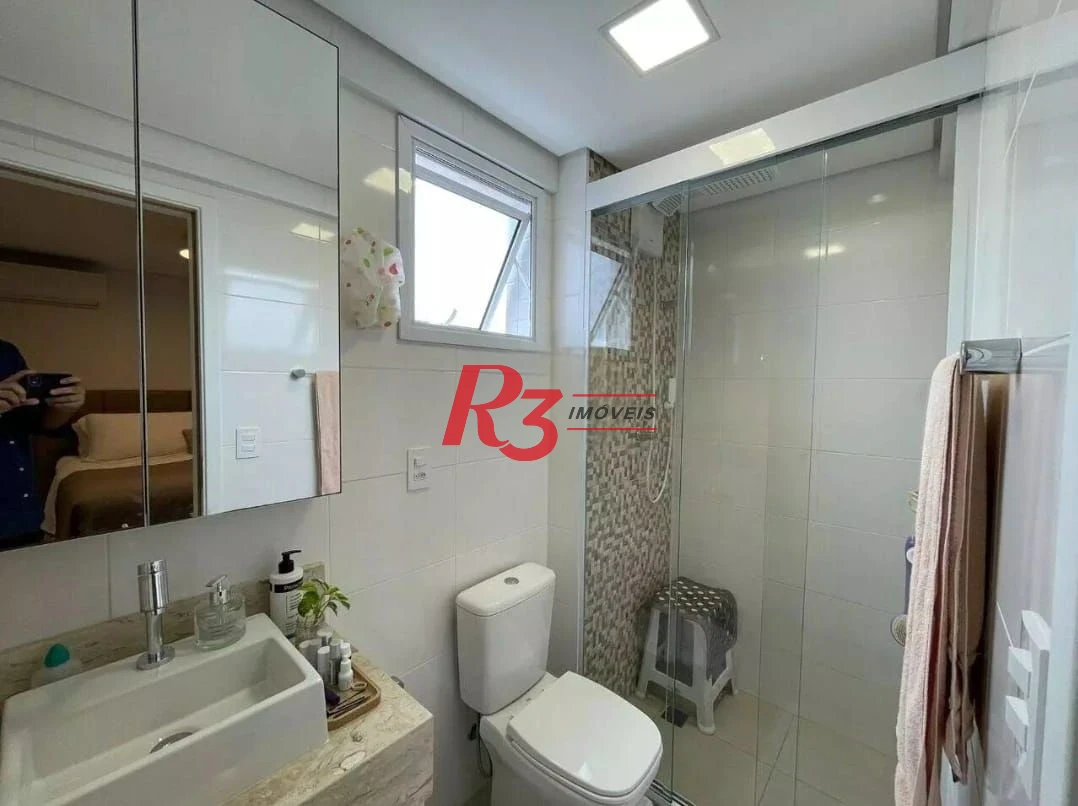 Apartamento com 2 dormitórios à venda, 68 m² por R$ 850.000,00 - Embaré - Santos/SP
