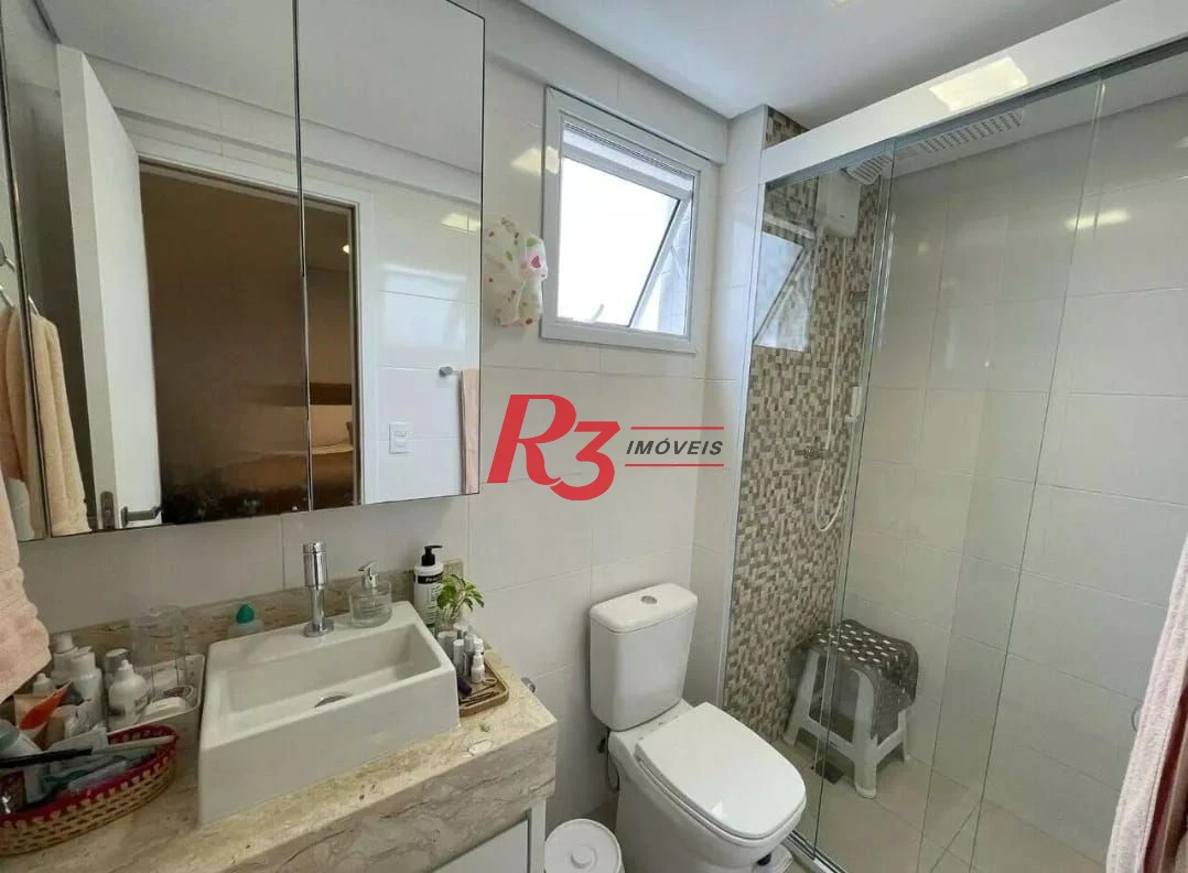 Apartamento com 2 dormitórios à venda, 68 m² por R$ 850.000,00 - Embaré - Santos/SP