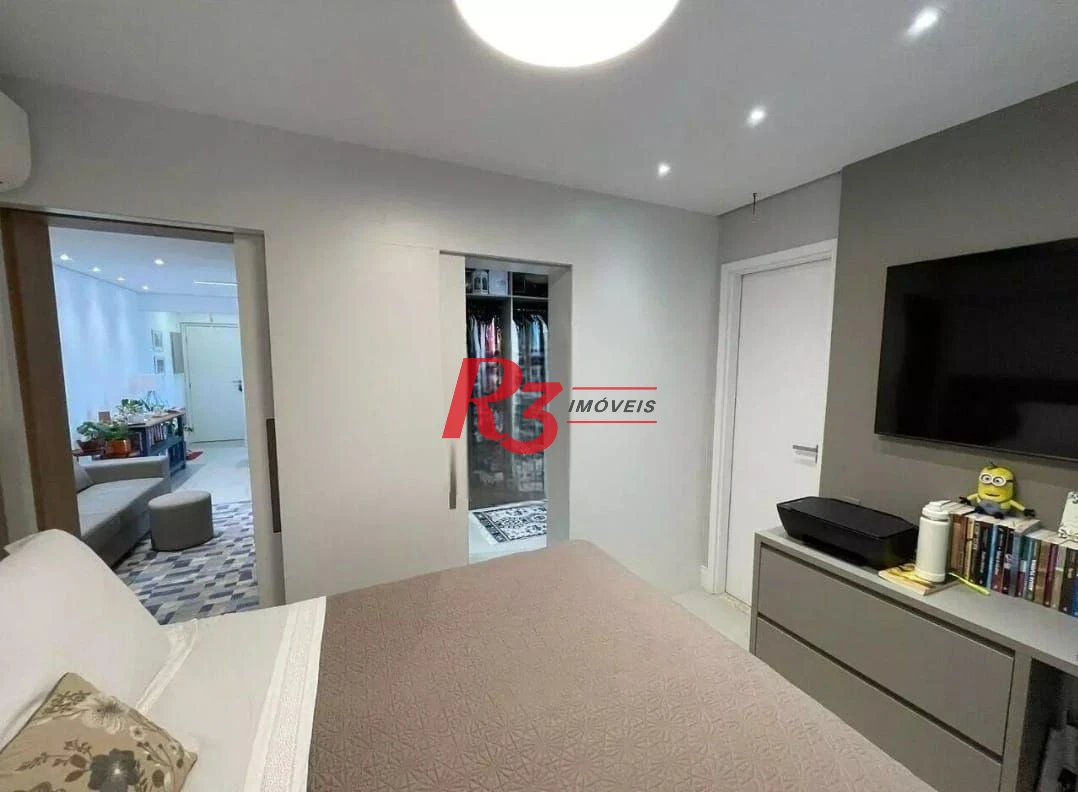 Apartamento com 2 dormitórios à venda, 68 m² por R$ 850.000,00 - Embaré - Santos/SP