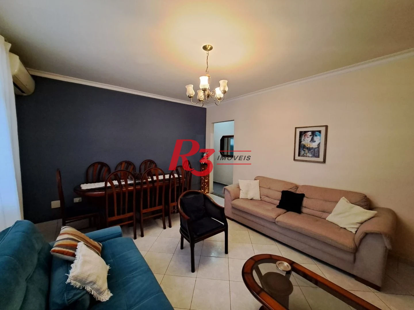 Apartamento com 3 dormitórios à venda, 103 m² por R$ 620.000,00 - Ponta da Praia - Santos/SP